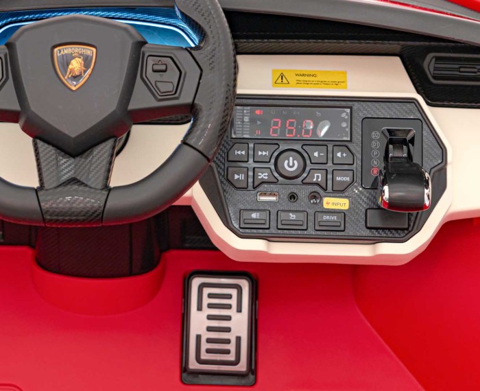 Pojazd Lamborghini SIAN Czerwony-9 7387 