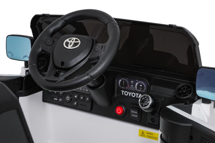 Pojazd Toyota Land Cruiser PRADO Biały-17 7390 