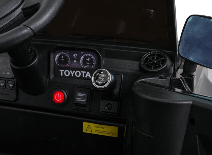 Pojazd Toyota Land Cruiser PRADO Czarny-12 7395 