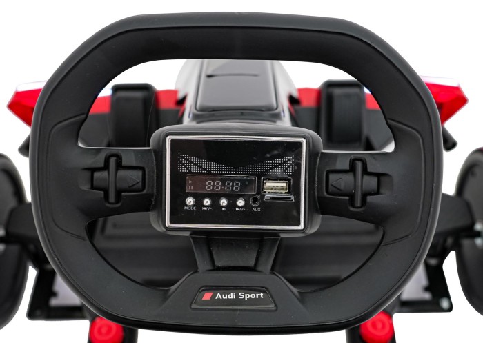 Pojazd Gokart Audi z Funkcją Driftu Czerwony-19 7397 