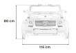 Pojazd Mercedes Benz MAYBACH G650 STRONG Biały-6 7400 