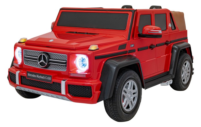 Pojazd Mercedes Benz MAYBACH G650 STRONG Czerwony-3 7408 