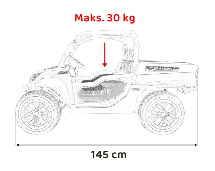 Pojazd Farmer Truck UTV Racing Zielony-17 7410 