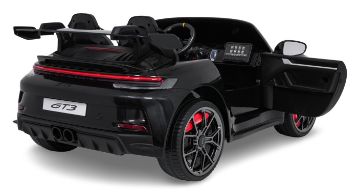 Pojazd Porsche 911 GT3 Czarny, wyścigowy samochód dla dzieci-9 7421 