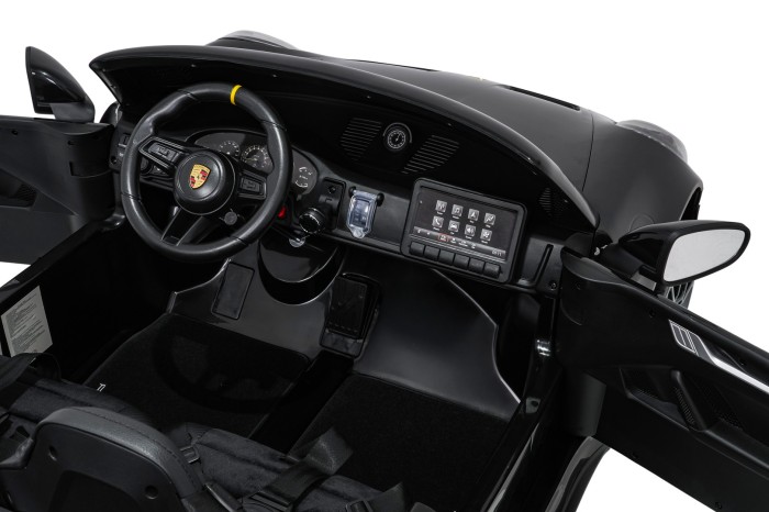 Pojazd Porsche 911 GT3 Czarny, wyścigowy samochód dla dzieci-13 7421 