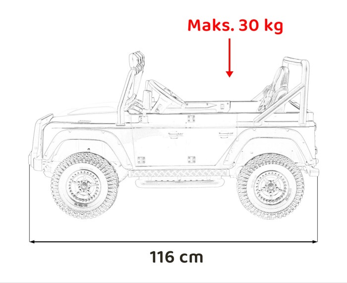 Pojazd Land Rover Defender 110 SVX Concept Zielony-22 7425 