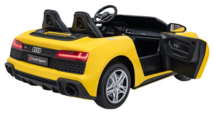 Pojazd Audi Spyder R8 LIFT Żółty-21 7438 