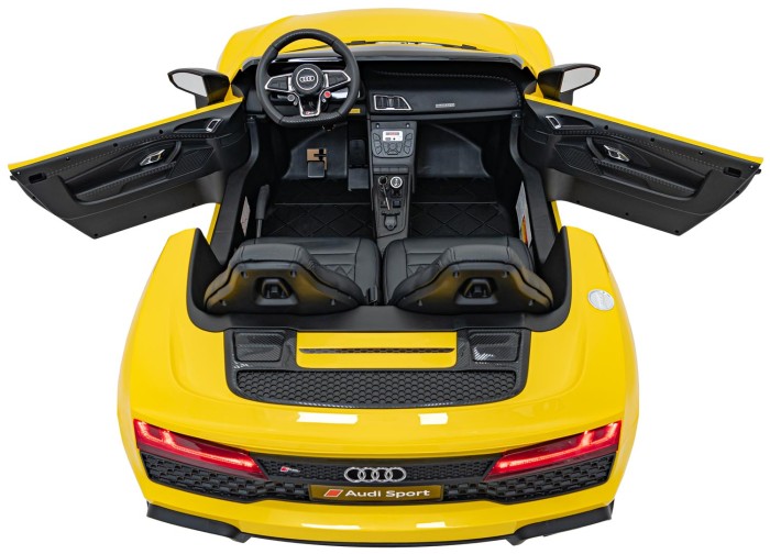 Pojazd Audi Spyder R8 LIFT Żółty-22 7438 