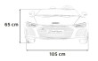 Pojazd Audi Spyder R8 LIFT Żółty-35 7438 