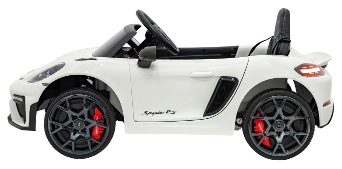 Pojazd Porsche Spyder RS 718 Biały sportowy samochód-4 7456 