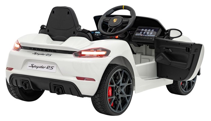 Pojazd Porsche Spyder RS 718 Biały sportowy samochód-7 7456 