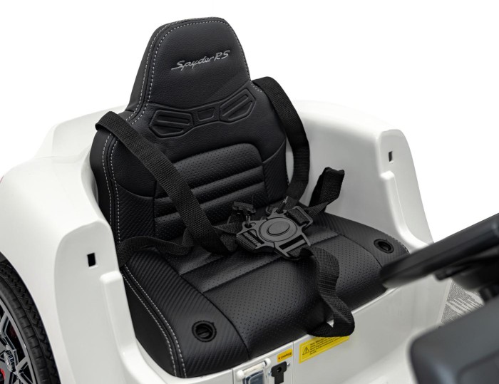 Pojazd Porsche Spyder RS 718 Biały sportowy samochód-9 7456 