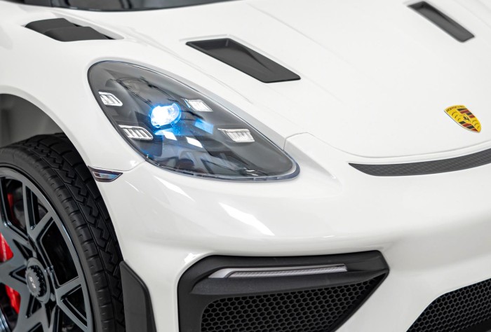 Pojazd Porsche Spyder RS 718 Biały sportowy samochód-11 7456 
