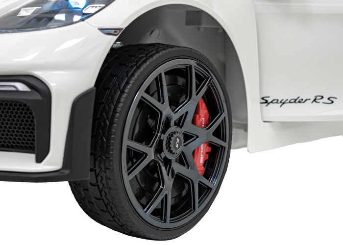 Pojazd Porsche Spyder RS 718 Biały sportowy samochód-12 7456 