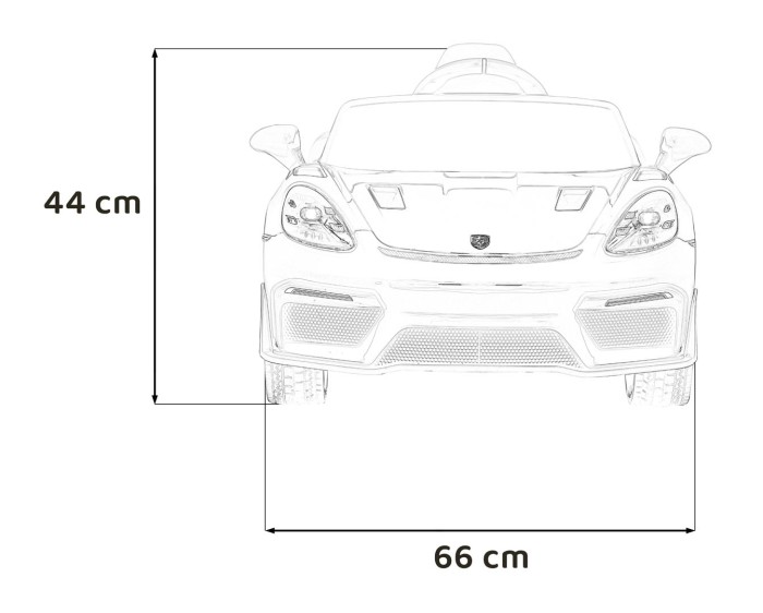 Pojazd Porsche Spyder RS 718 Biały sportowy samochód-15 7456 
