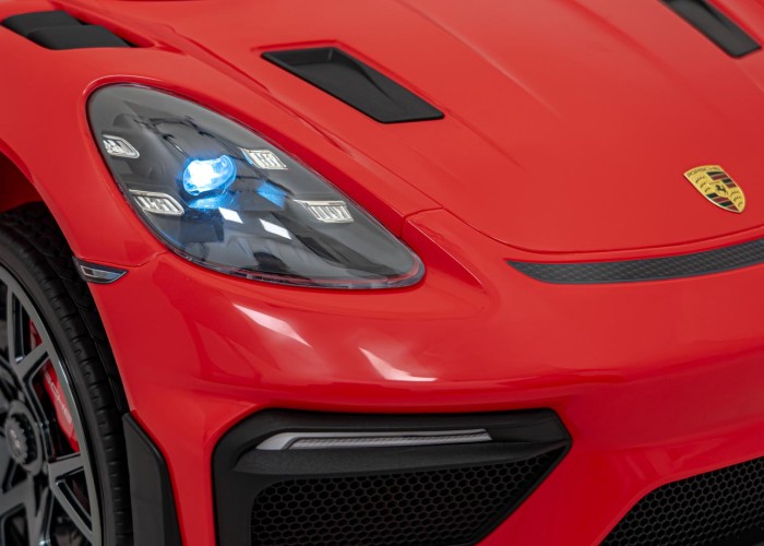 Pojazd Porsche Spyder RS 718 Czerwony-21 7458 