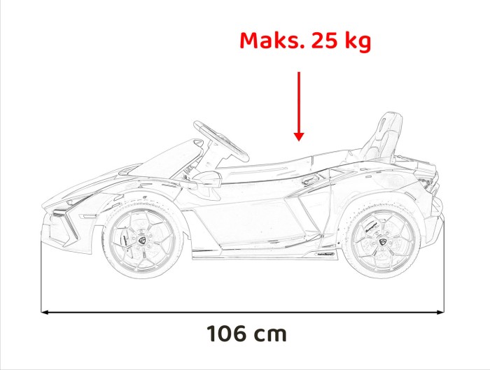 Pojazd Lamborghini Revuelto Czarne-16 7466 