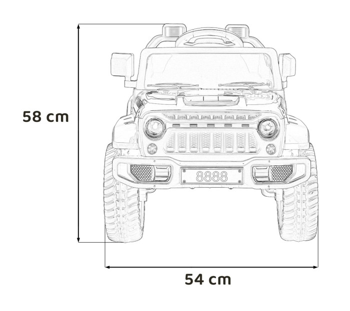 Pojazd Off Road MOUNTAIN Zielony-18 7469 