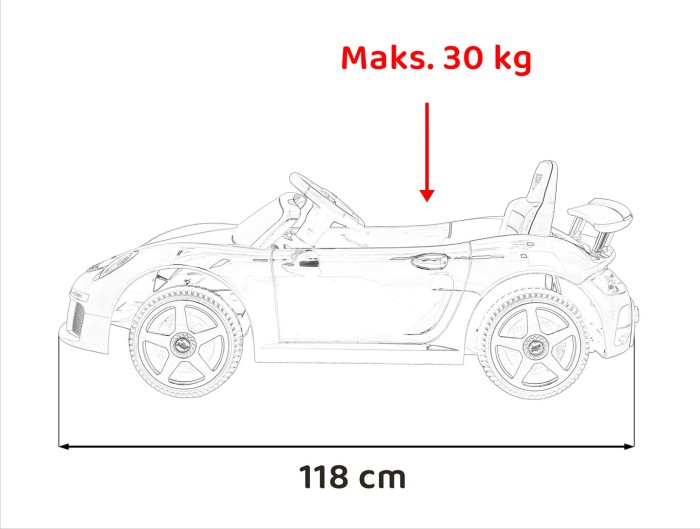Pojazd RUF CTR3 Biały-19 7475 