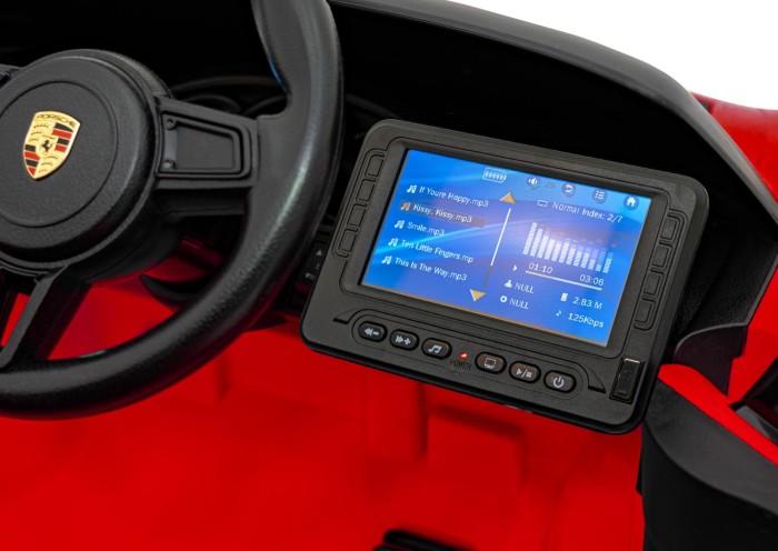 Pojazd Porsche Spyder RS 718 Czerwony MP4-10 7493 