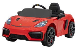 Auto na akumulator Porsche Spyder RS 718 Czerwony MP4