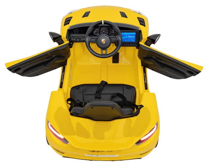 Pojazd Porsche Spyder RS 718 Żółty MP4-6 7494 