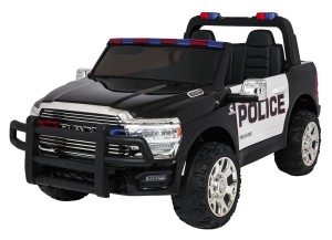 Auto na akumulator RAM 3500 Policja Czarny
