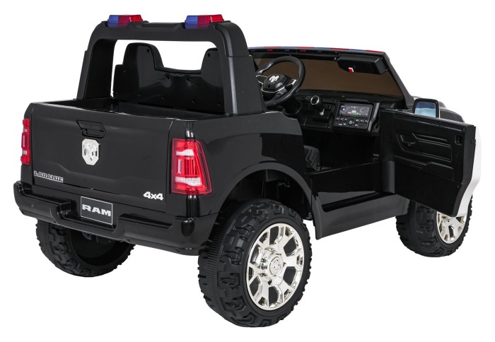 Pojazd RAM 3500 Policja Czarny-8 7498 