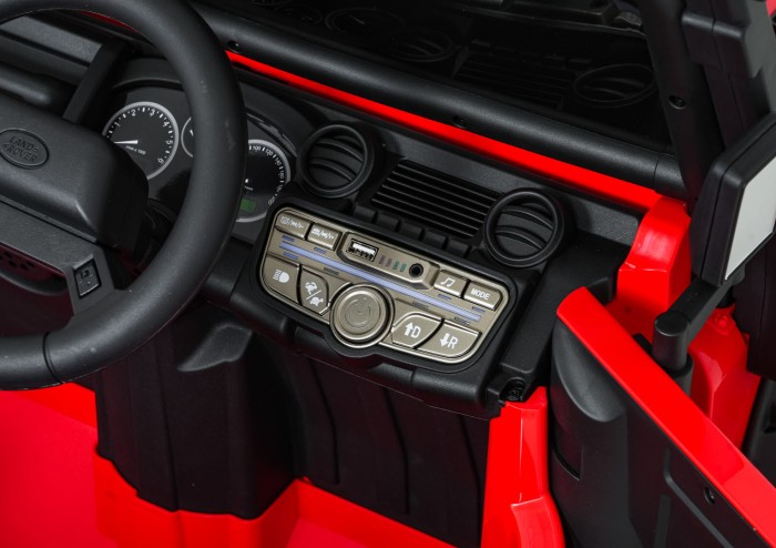Pojazd Land Rover Defender 110 SVX Concept Czerwony-12 7500 