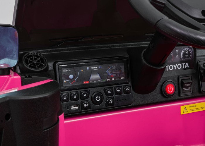 Pojazd Toyota Land Cruiser PRADO Różowy-13 7501 