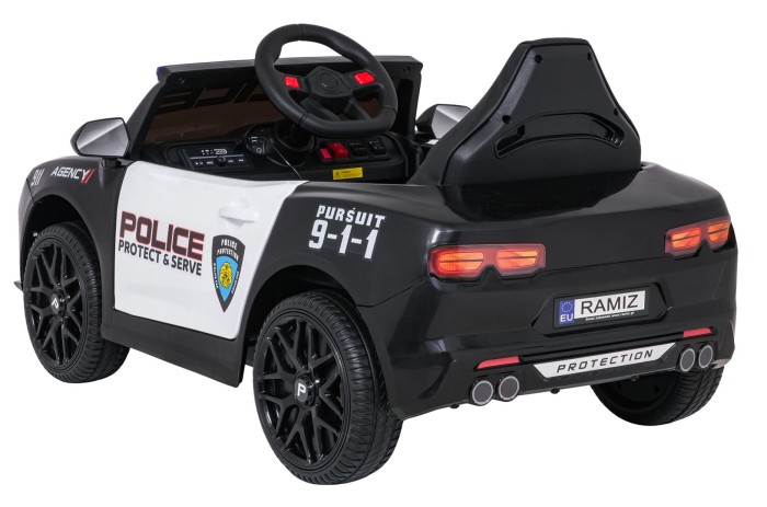Pojazd Policja 911 Agency Czarny-6 7502 