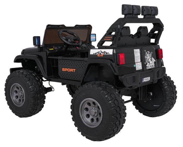 Pojazd Extreme Sport 4x4 Zmienna Wielkość Czarny-6 7504 