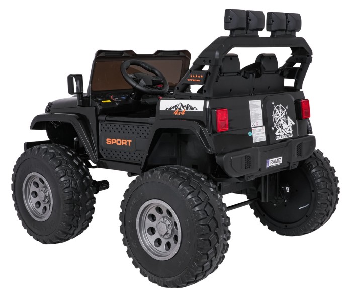 Pojazd Extreme Sport 4x4 Zmienna Wielkość Czarny-25 7504 