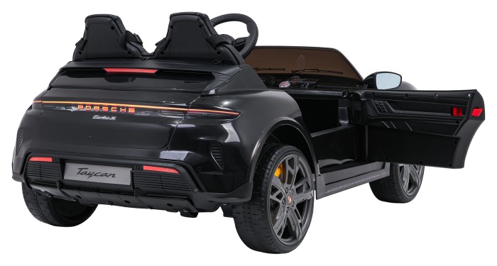 Pojazd Porsche Taycan Turbo S Czarny-8 7526 