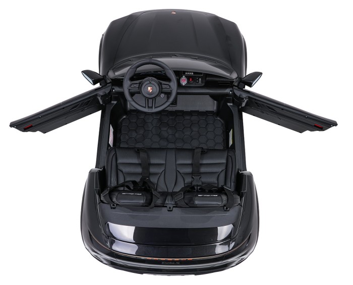 Pojazd Porsche Taycan Turbo S Czarny-12 7526 