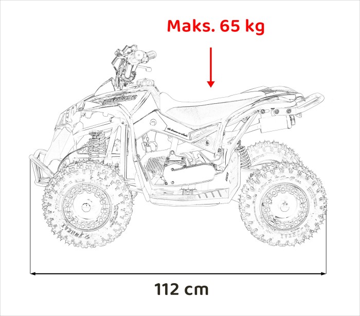 Pojazd Quad Spalinowy RENEGADE HIPERFECT 49CC Zielony-21 7556 