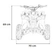 Pojazd Quad Spalinowy RENEGADE HIPERFECT 49CC Zielony-22 7556 