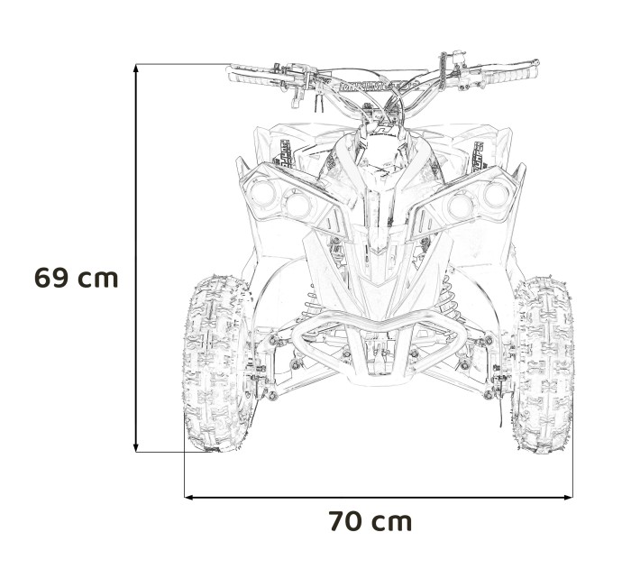 Pojazd Quad Spalinowy RENEGADE HIPERFECT 49CC Zielony-22 7556 