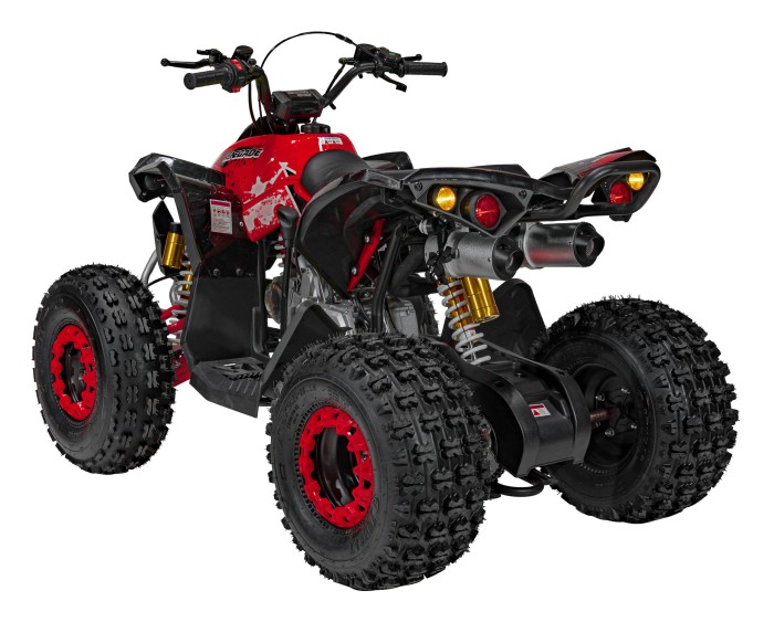 Pojazd Quad Spalinowy RENEGADE HIPERFECT 125CC Czerwony-5 7562 