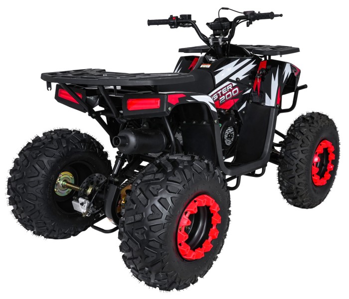 Pojazd Quad Spalinowy 200CC MONSTER Czerwony-5 7564 