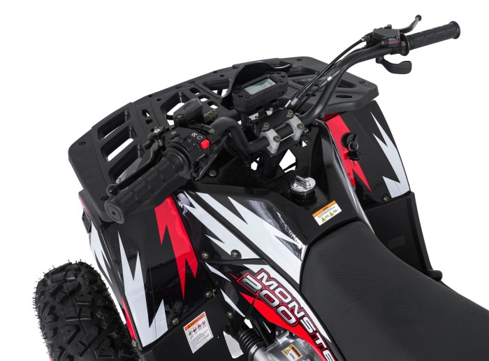 Pojazd Quad Spalinowy 200CC MONSTER Czerwony-25 7564 