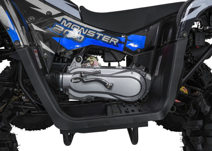 Pojazd Quad Spalinowy 200CC MONSTER Niebieski-12 7565 