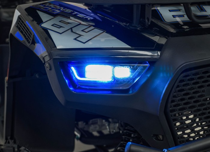 Pojazd Quad Spalinowy 200CC MONSTER Niebieski-27 7565 