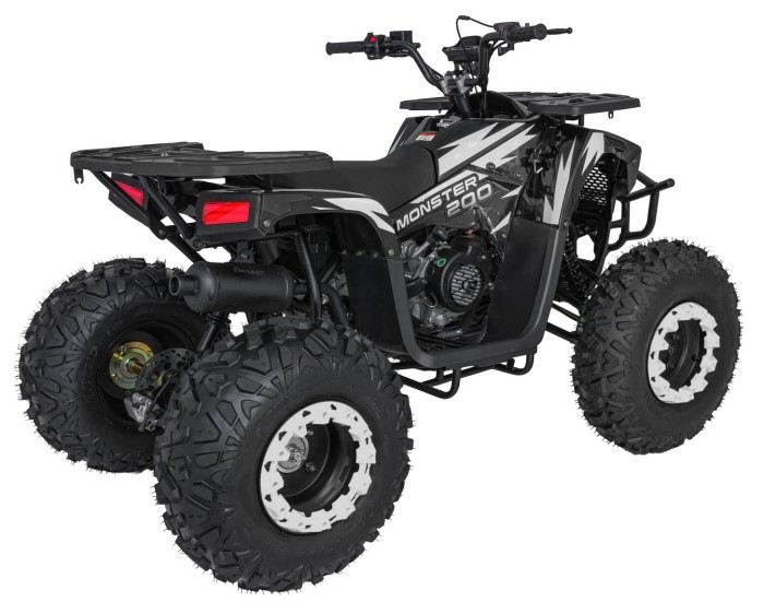 Pojazd Quad Spalinowy 200CC MONSTER Czarny-9 7567 