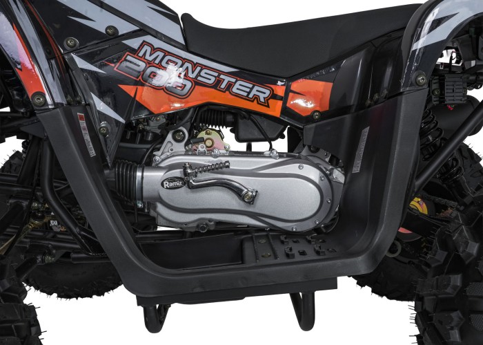 Pojazd Quad Spalinowy 200CC MONSTER Pomarańczowy-12 7568 