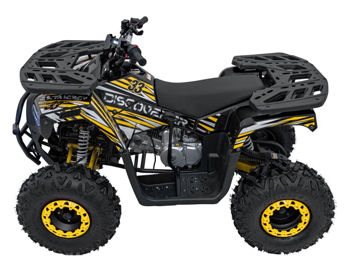 Pojazd Quad Spalinowy 125CC DISCOVERER Żółty-6 7574 