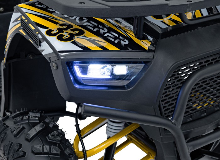 Pojazd Quad Spalinowy 125CC DISCOVERER Żółty-17 7574 