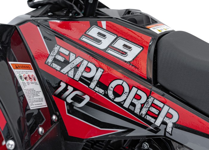 Pojazd Quad Spalinowy 110CC EXPLORER Czerwony-11 7575 