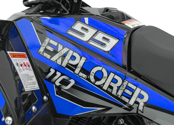 Pojazd Quad Spalinowy 110CC EXPLORER Niebieski-11 7576 