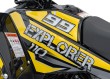 Pojazd Quad Spalinowy 110CC EXPLORER Żółty-10 7577 